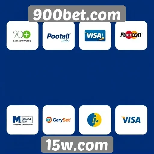 Métodos de pagamento aceitos no 900bet.com